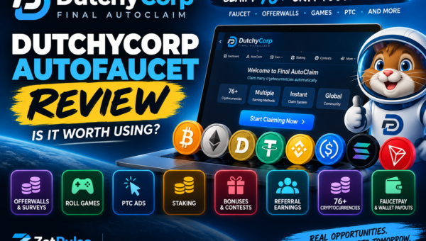 DutchyCorp AutoFaucet Review – Final AutoClaim features and supported cryptocurrencies