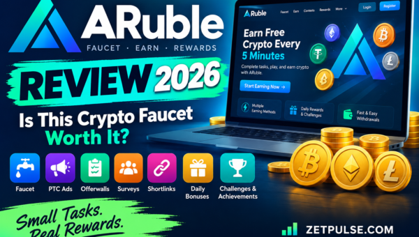 ARuble Review 2026 - Crypto Faucet and Rewards Platform